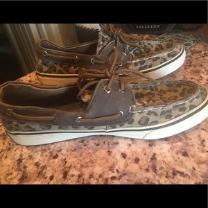 Leopard Print sperry's
